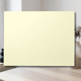 Bloco De Notas Amarelo Manteiga Cor Sólida | Clássico Elegante