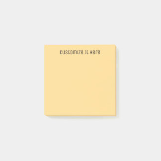 Bloco De Notas Amarelo pastel/laranja