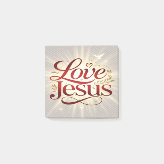 Bloco De Notas Ame Jesus (Frente)