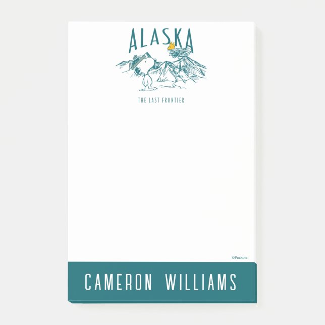 Bloco De Notas Amendoins | Alasca Última Fronteira (Frente)