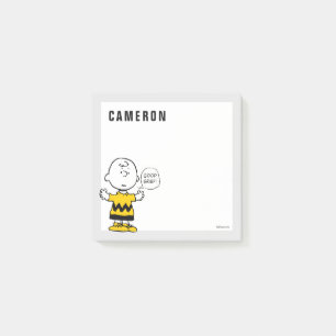 Bloco De Notas Amendoins Bom luto Charlie Brown