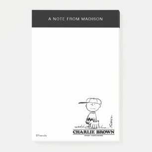 Bloco De Notas Amendoins Charlie Brown Jogando Bola