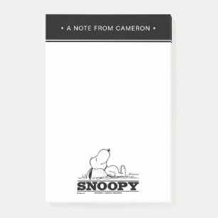 Bloco De Notas Amendoins   Descanso de Snoopy