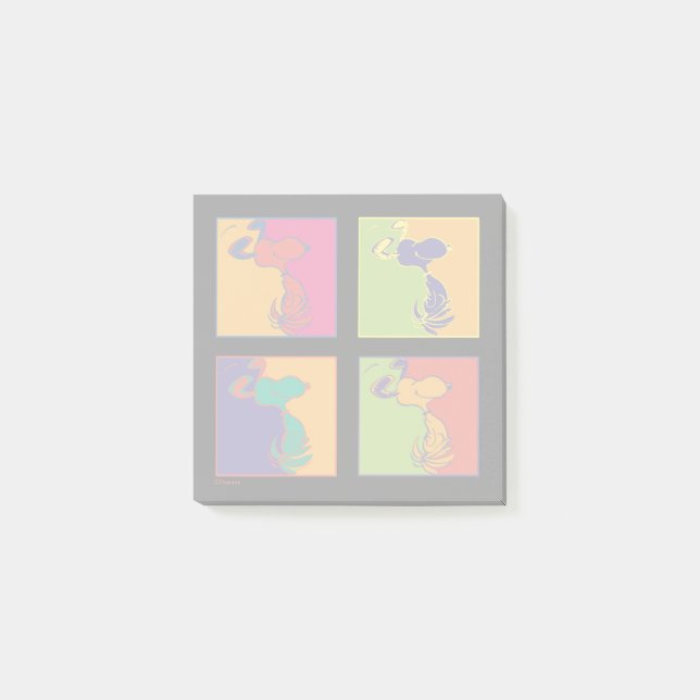 Bloco De Notas Amendoins | Esnoopia de Pop de Arte Moderna (Frente)