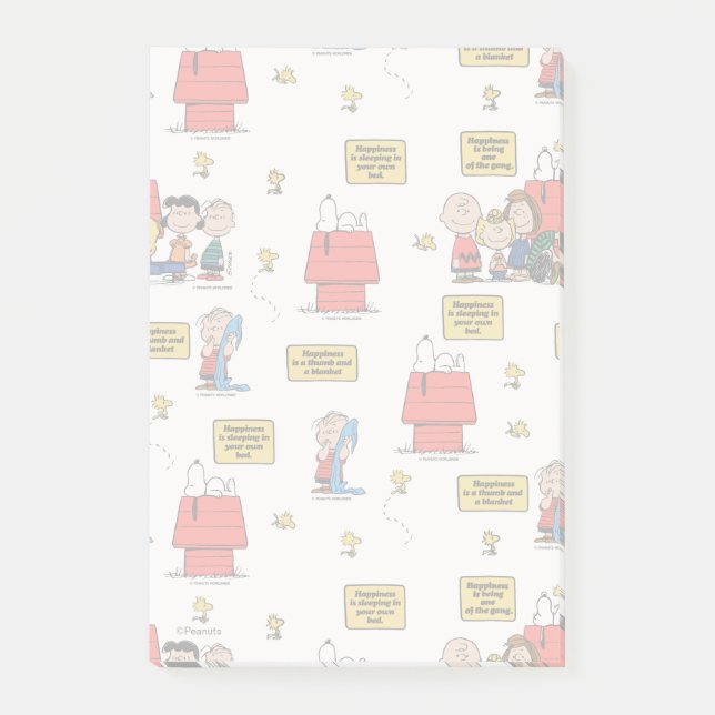 Bloco De Notas Amendoins | Felicidade é... (Frente)