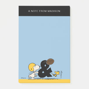 Bloco De Notas Amendoins Futebol Snoopy & Woodstock