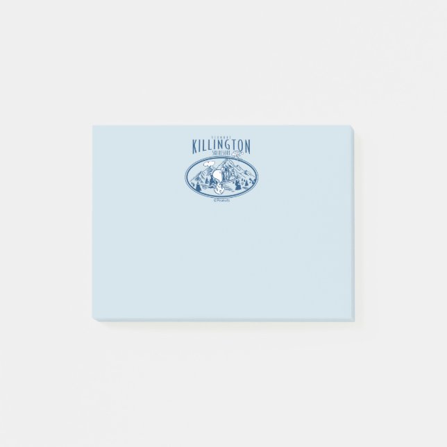 Bloco De Notas Amendoins | Killington Ski Resort Vermont (Frente)