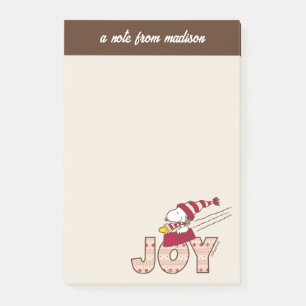 Bloco De Notas Amendoins Passeio De Snoopy & Woodstock Joy