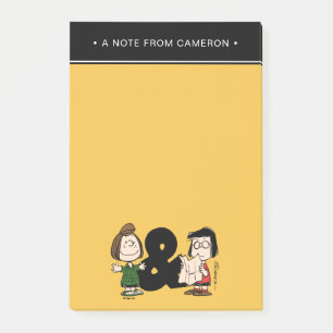 Bloco De Notas Amendoins Peppermint Patty & Marcie