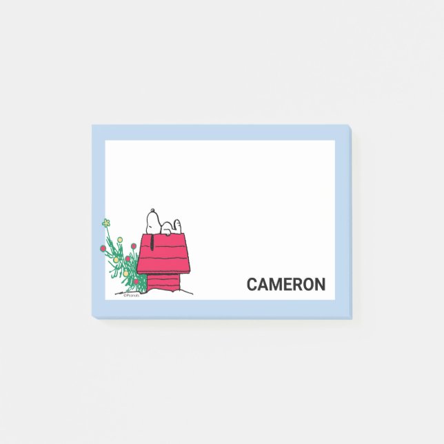 Bloco De Notas Amendoins | Ser Festivo | Adicione seu nome (Frente)