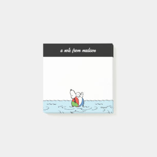 Bloco De Notas Amendoins   Snoopy Beach Ball Beach