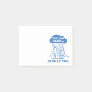 Bloco De Notas Amendoins   Snoopy Feeling Blue Também Está Bem