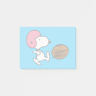 Bloco De Notas Amendoins Snoopy Football Kicker