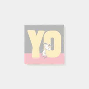 Bloco De Notas Amendoins Snoopy YO Skateboard