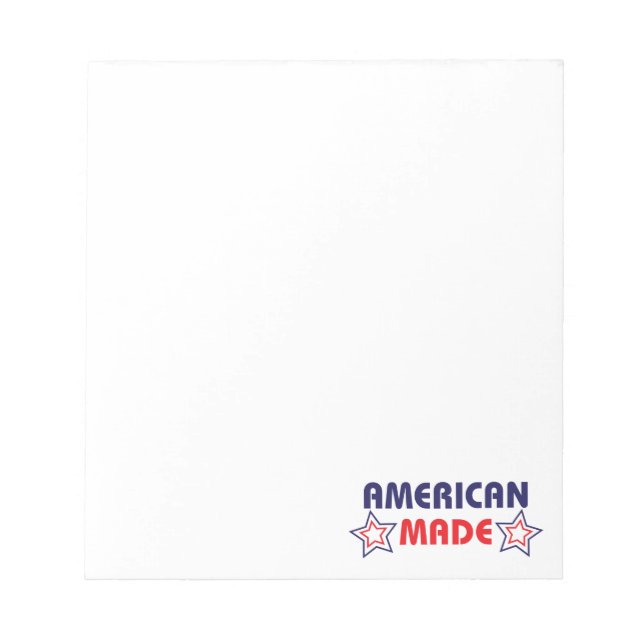 Bloco De Notas American Made (Frente)