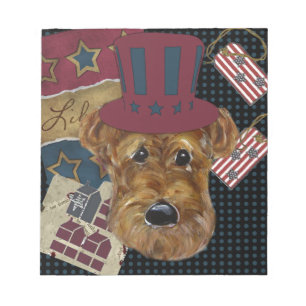 BLOCO DE NOTAS AMERICANA AIREDALE