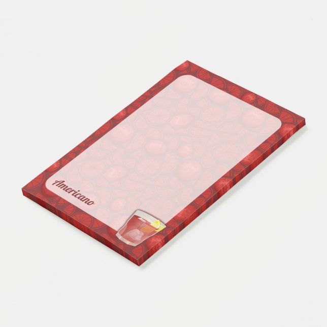 Bloco De Notas Americano Cocktail (Inclinado)