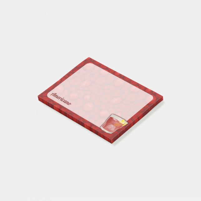 Bloco De Notas Americano Cocktail (Inclinado)