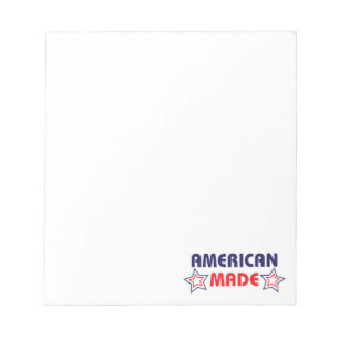 Bloco De Notas Americano feito