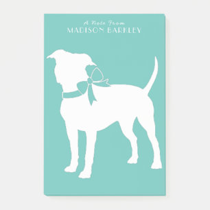 Bloco De Notas Americano Staffordshire Pit bull Dog Puppy