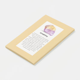 Bloco De Notas Ametrine Crystal Significa Jewelry Display