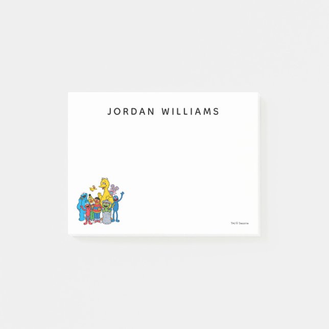 Bloco De Notas Amigos da Rua 66 Acenando (Frente)