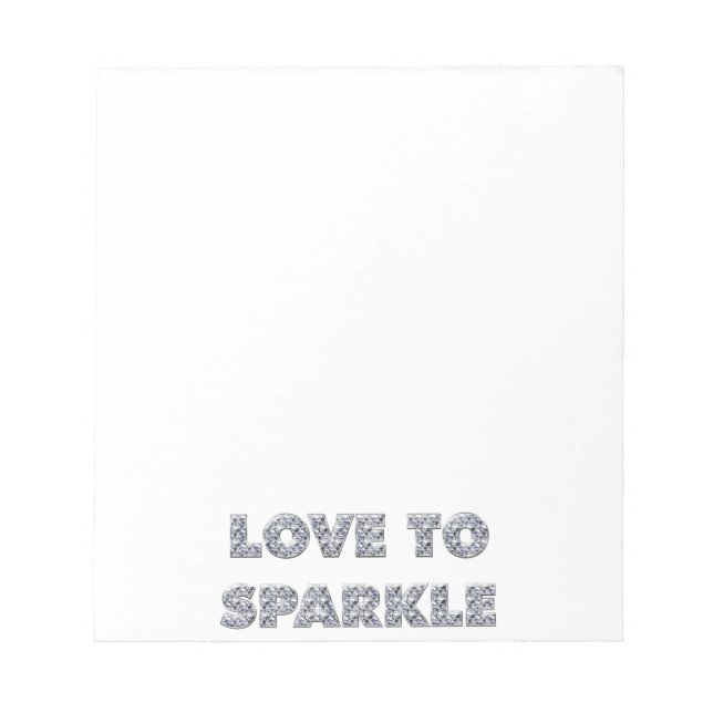 Bloco De Notas Amor A Sparkle (Frente)