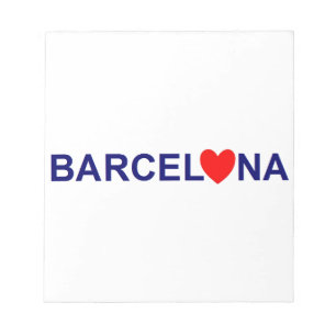 Bloco De Notas Amor de Barcelona