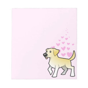 Bloco De Notas Amor de labrador retriever