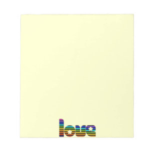 Bloco De Notas amor do arco-íris