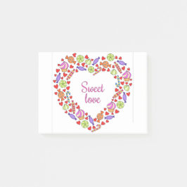 Bloco De Notas Amor doce