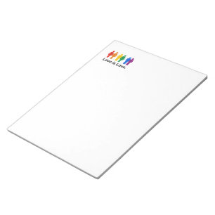 Bloco De Notas Amor é Amor.