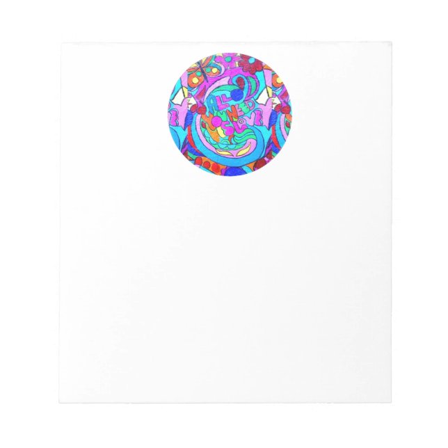 Bloco De Notas amor hippie groovy (Frente)