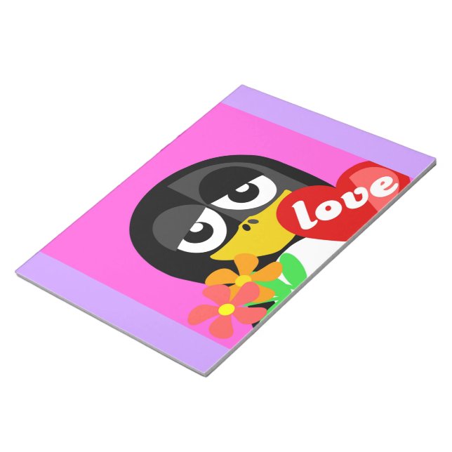 BLOCO DE NOTAS AMOR PENGUIN (Inclinado)