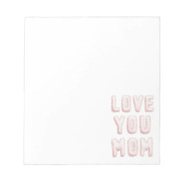 Bloco De Notas Amor Rosa Você Mãe Dia das Mães