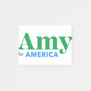 Bloco De Notas Amy Klobuchar para Presidente 2020