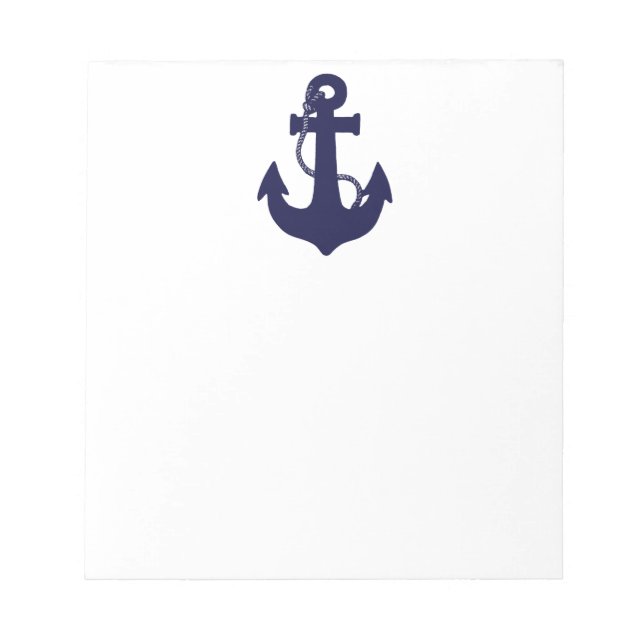 Bloco De Notas Anchor design (Frente)