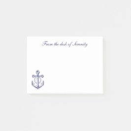 Bloco De Notas Anchor Sailor Náutico Boat Personalizado