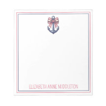 Âncora Azul Náutica com Arco de Stripe Vermelho e 