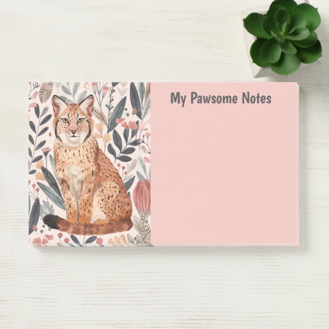 Bloco De Notas Andean Mountain cat Boho My Pawsome Personal (Escritótio)