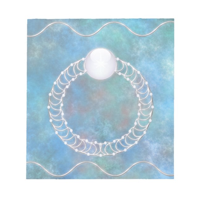 Bloco De Notas Anel de Bloco de Água (Frente)