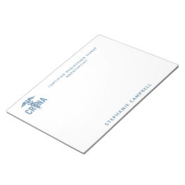 Bloco De Notas Anestesista de Enfermeira Registrada Certificada C