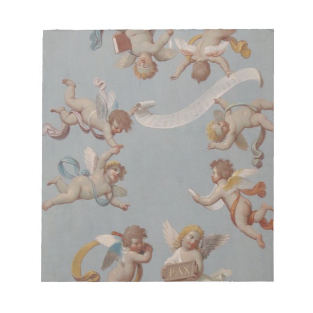 Bloco De Notas Angel Cherubs Whimsical Renaisance (Frente)