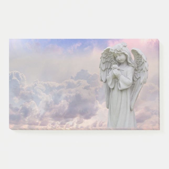 Bloco De Notas Angel Holding Fllower (Frente)