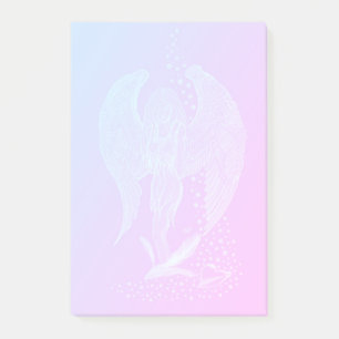 Bloco De Notas Angel perdeu no Love, Design preto e verde