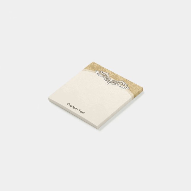 Bloco De Notas Angel Wings Beige (Inclinado)
