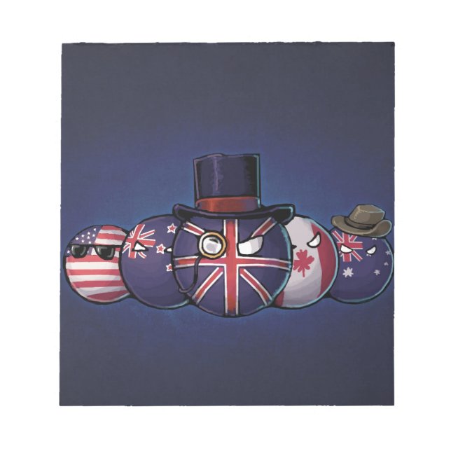 Bloco De Notas Anglo-Saxon Countrybolas (Frente)