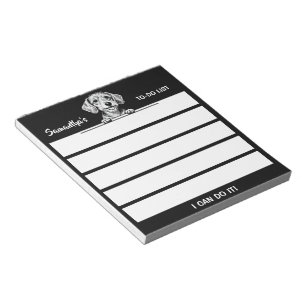 Bloco De Notas Animais Fofos Design Minimalista - Cachorro 1