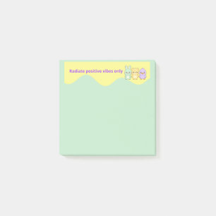 Bloco De Notas Animais Kawaii Fofos Irradiam Post-it Vibrações Po