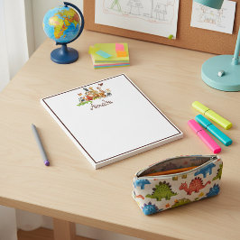 Bloco De Notas Animais personalizados para crianças